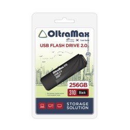 USB флэш-накопитель OltraMax 256GB 310 Black 2.0