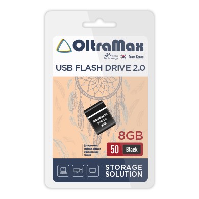 USB флэш-накопитель OltraMax 8GB 50 Black