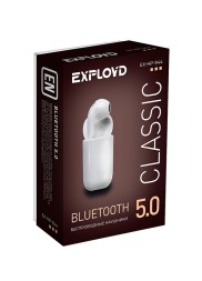 Наушники внутриканальные/Exployd/Bluetooth/моно/белый/Classic/EX-HP-944