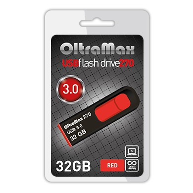 USB флэш-накопитель OltraMax 32GB 270 Red 3.0