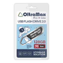 USB флэш-накопитель OltraMax 128GB 290 Black 2.0