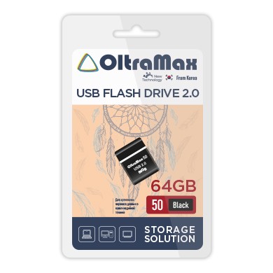USB флэш-накопитель OltraMax 64GB 50 Black