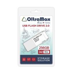 USB флэш-накопитель OltraMax 256GB 240 White 2.0