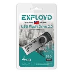 USB флэш-накопитель Exployd 4GB 530 Black