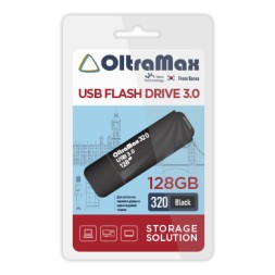USB флэш-накопитель OltraMax 128GB 320 Black 3.0