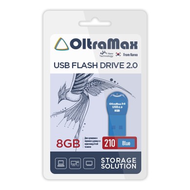 USB флэш-накопитель OltraMax 8GB 210 Blue