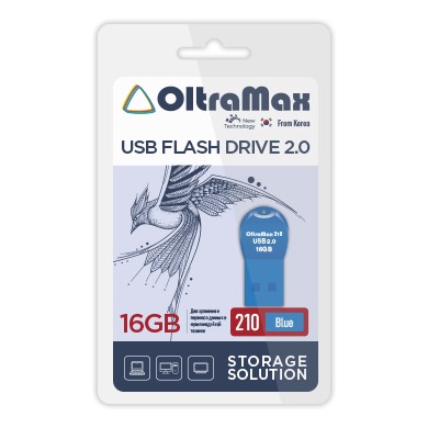 USB флэш-накопитель OltraMax 16GB 210 Blue