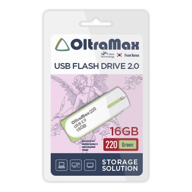 USB флэш-накопитель OltraMax 16GB 220 Green
