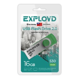 USB флэш-накопитель Exployd 16GB 530 Green