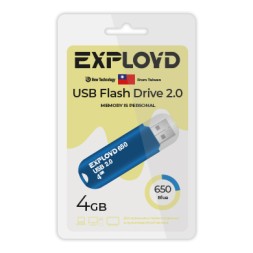 USB флэш-накопитель Exployd 4GB 650 Blue 2.0