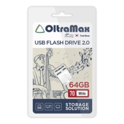 USB флэш-накопитель OltraMax 32GB 70 White