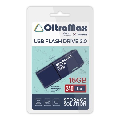 USB флэш-накопитель OltraMax 16GB 240 Blue
