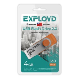USB флэш-накопитель Exployd 530 4GB Orange