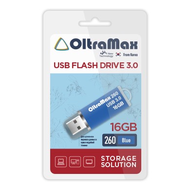 USB флэш-накопитель OltraMax 16GB 260 Blue 3.0