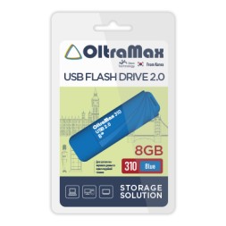 USB флэш-накопитель OltraMax 8GB 310 Blue 2.0