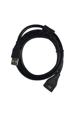Удлинитель USB/Exployd/USB-A/2.0/чёрный/1M/Easy/EX-K-1399