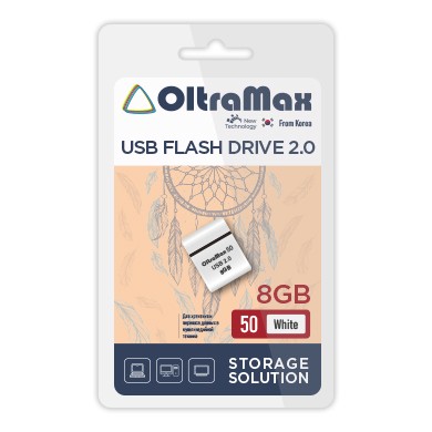 USB флэш-накопитель OltraMax 8GB 50 White