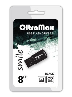 USB флэш-накопитель OltraMax Smile Black 8GB