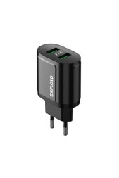Сетевое ЗУ/Exployd/2.4A/2хUSB/чёрный/Easy/EX-Z-1426