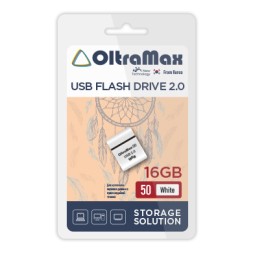 USB флэш-накопитель OltraMax 16GB 50 White