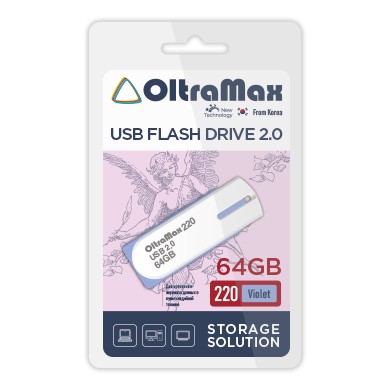 USB флэш-накопитель OltraMax 64GB 220 Violet