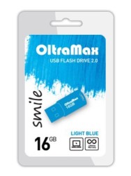 USB флэш-накопитель OltraMax 16GB Smile  Light Blue 2.0