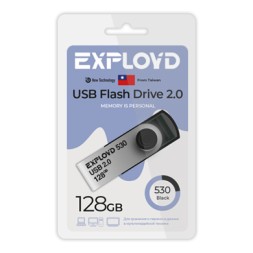 USB флэш-накопитель Exployd 128GB 530 Black 2.0
