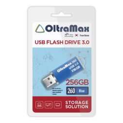 USB флэш-накопитель OltraMax 256GB 260 Blue 3.0