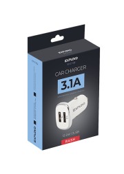 Автомобильное ЗУ/Exployd/3.1A/2.1А+1А/2хUSB/белый/Rash/EX-Z-1132