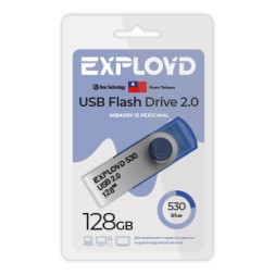 USB флэш-накопитель Exployd 128GB 530 Blue 2.0
