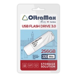 USB флэш-накопитель OltraMax 256GB 320 White 3.0