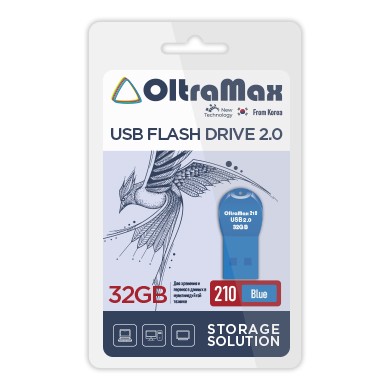 USB флэш-накопитель OltraMax 32GB 210 Blue
