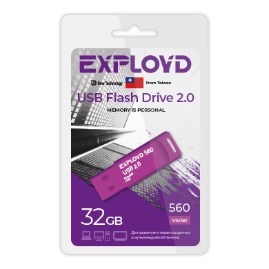 USB флэш-накопитель Exployd 32GB 560 Violet