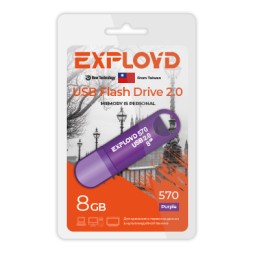 USB флэш-накопитель Exployd 8GB 570 Purple