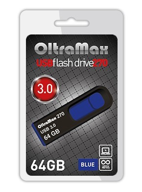 USB флэш-накопитель OltraMax 64GB 270 Blue 3.0