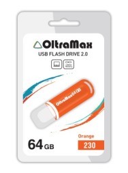 USB флэш-накопитель OltraMax 64GB 230 Orange
