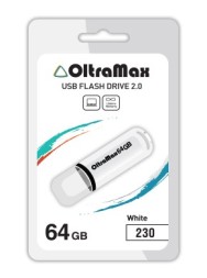 USB флэш-накопитель OltraMax 64GB 230 White