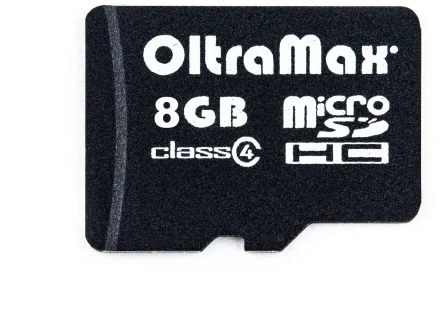 Карта памяти OltraMax 8GB microSDHC class 4 без адаптера