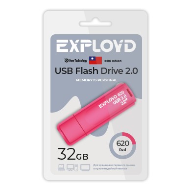 USB флэш-накопитель Exployd 32GB 620 Red 2.0