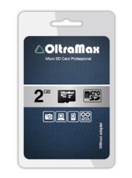 Карта памяти OltraMax 2GB microSD без адаптера