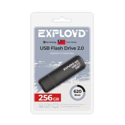 USB флэш-накопитель Exployd 256GB 620 Black 2.0